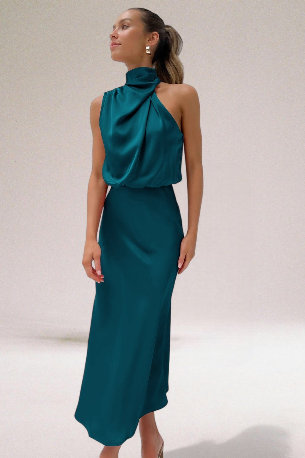 Sienna™ | Glamorous Halter Dress