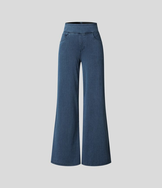 Eva | Comfy Elastic High-Waisted Trousers