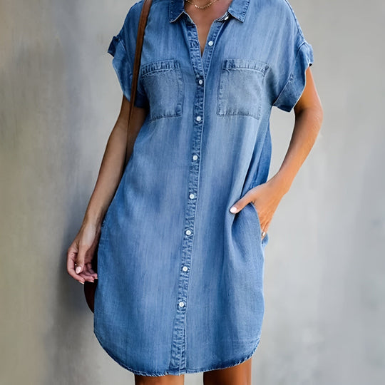 Diana™ | Casual Denim Dress
