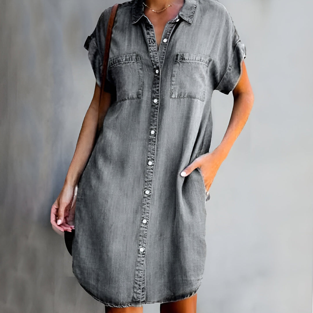 Diana™ | Casual Denim Dress