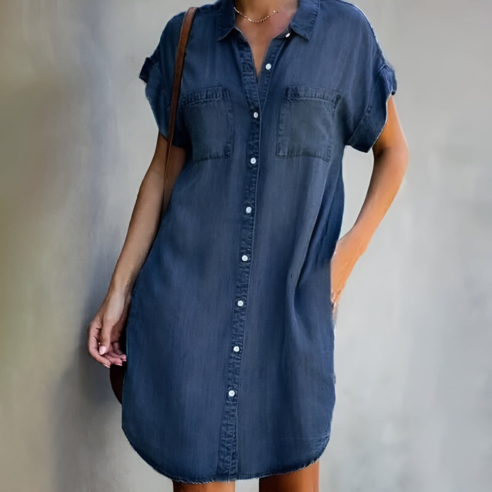 Diana™ | Casual Denim Dress