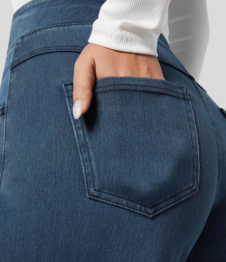 Eva | Comfy Elastic High-Waisted Trousers