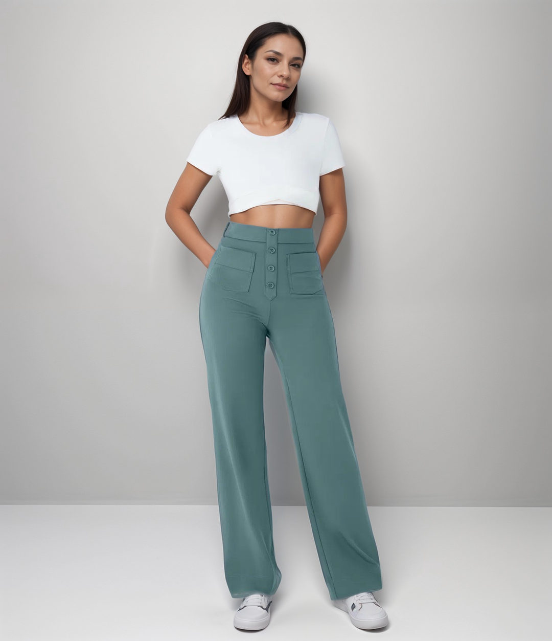 Elsa | High-Waisted Elastic Pants