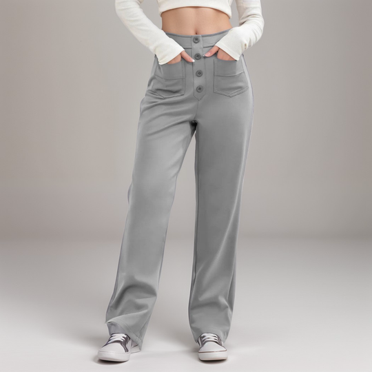 Elsa | High-Waisted Elastic Pants