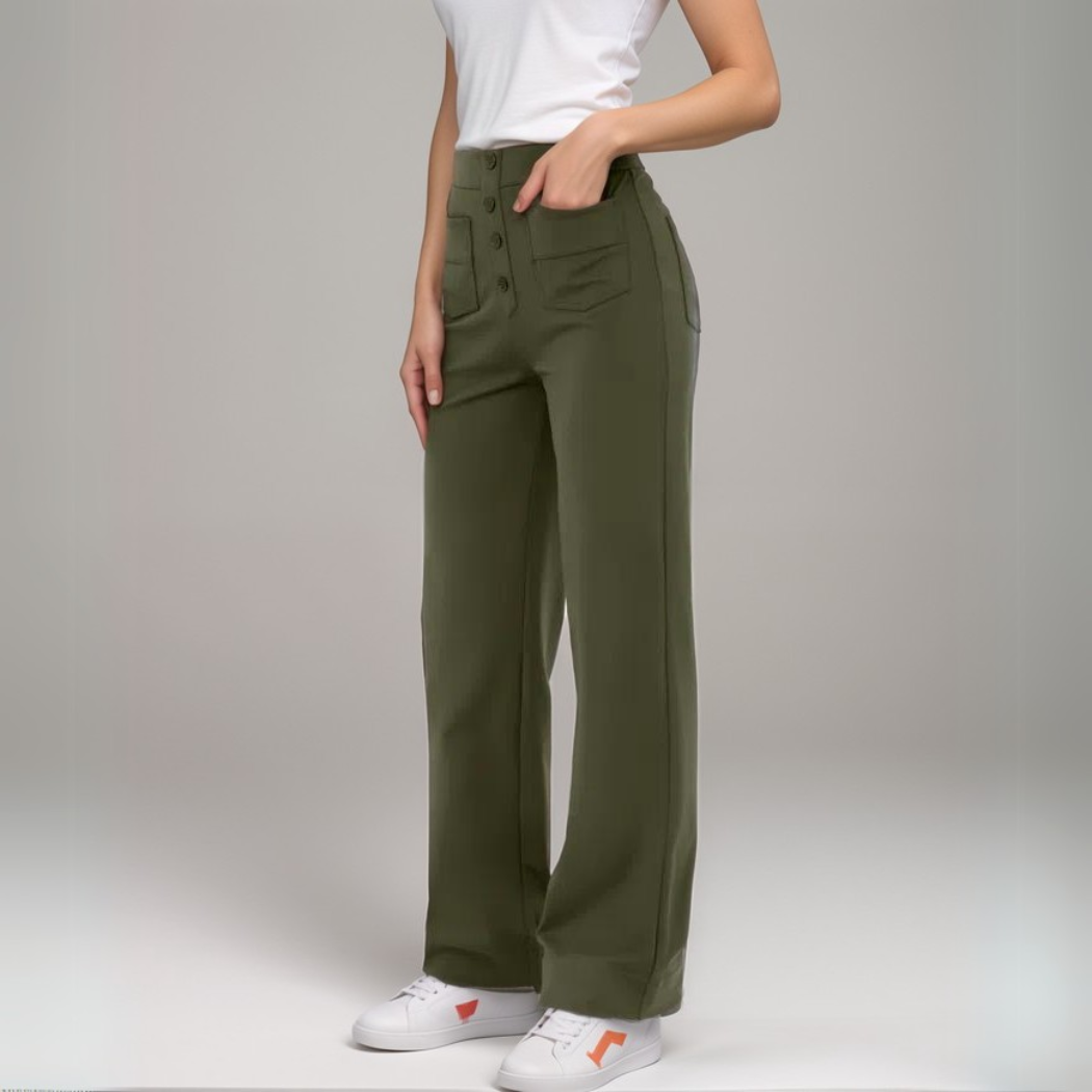 Elsa | High-Waisted Elastic Pants