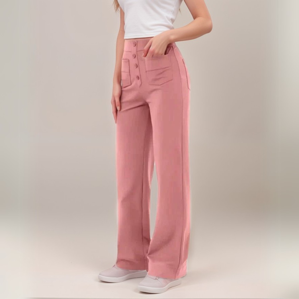 Elsa | High-Waisted Elastic Pants