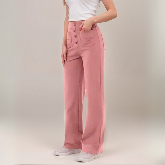 Elsa | High-Waisted Elastic Pants