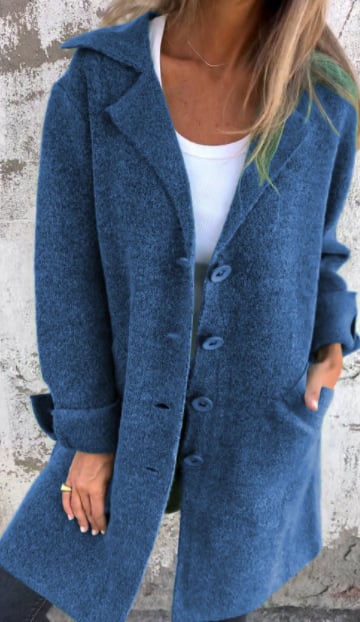 Emma -  Casual Coat with Buttons