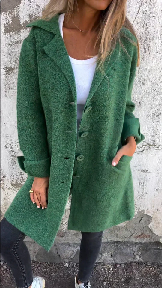 Emma -  Casual Coat with Buttons