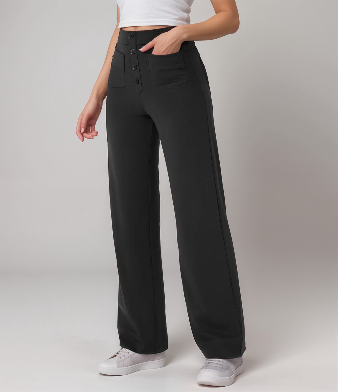 Elsa | High-Waisted Elastic Pants