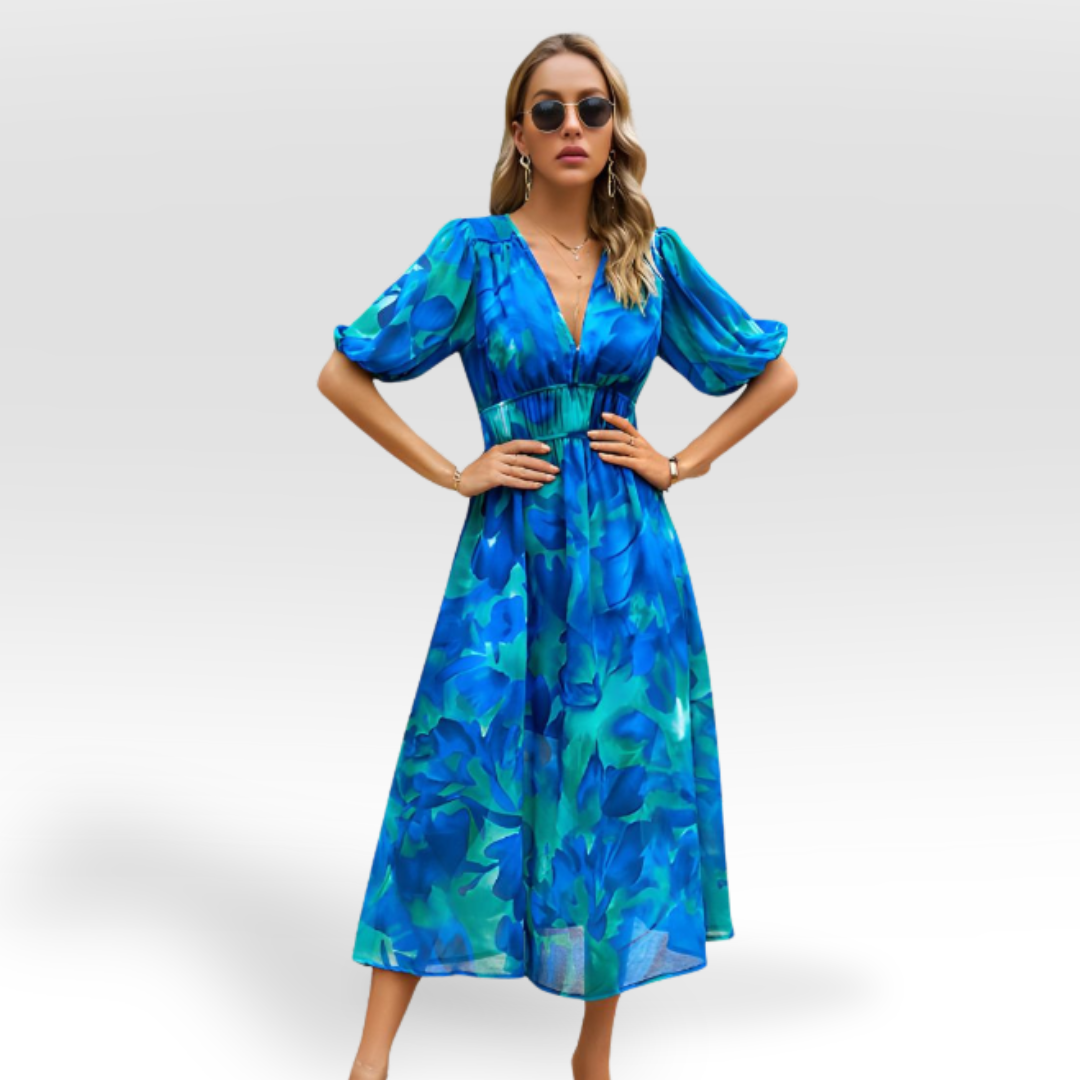 Claire | Charming V-Neck Dress