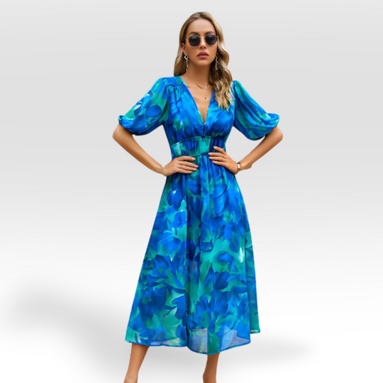 Claire | Charming V-Neck Dress