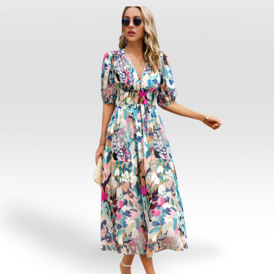 Claire | Charming V-Neck Dress