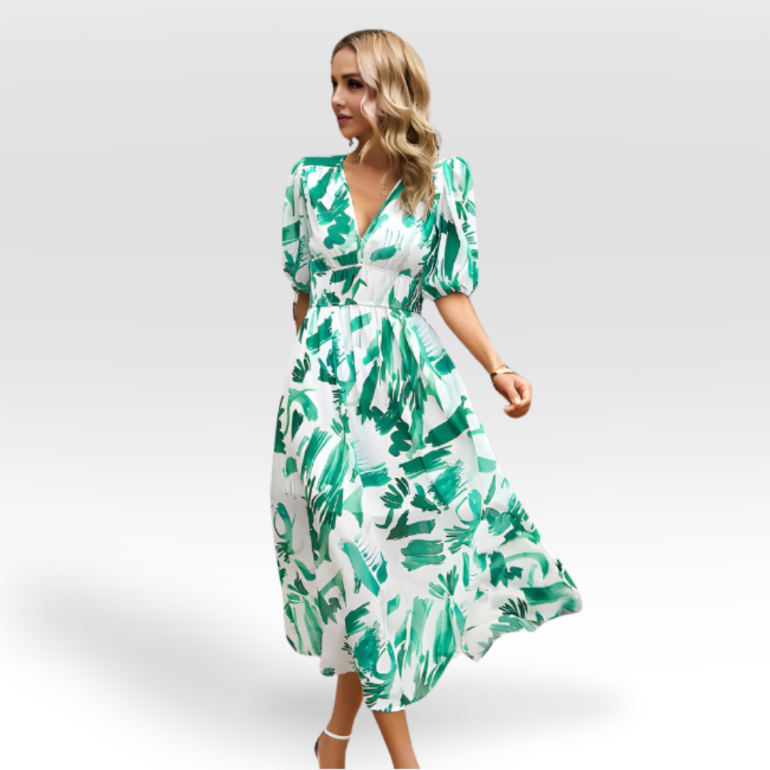 Claire | Charming V-Neck Dress