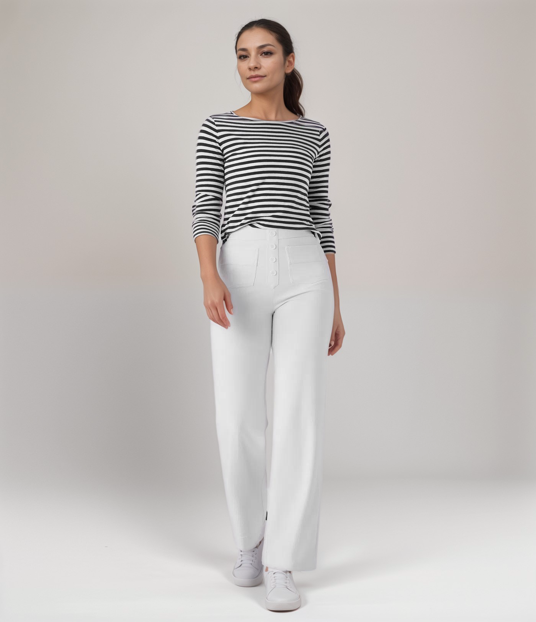 Elsa | High-Waisted Elastic Pants