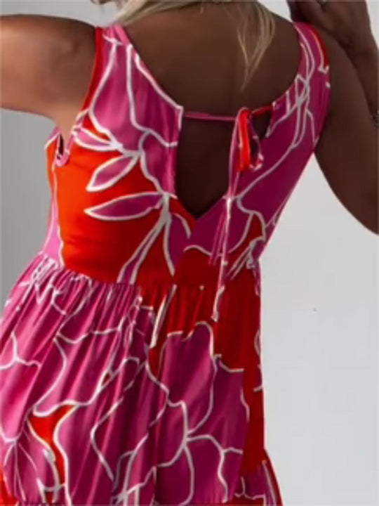 Scarlett | Elegant Floral Print Dress