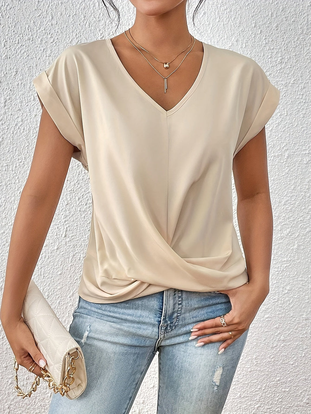 Ivy™ | Casual V-Neck T-Shirt