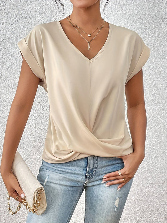 Ivy™ | Casual V-Neck T-Shirt