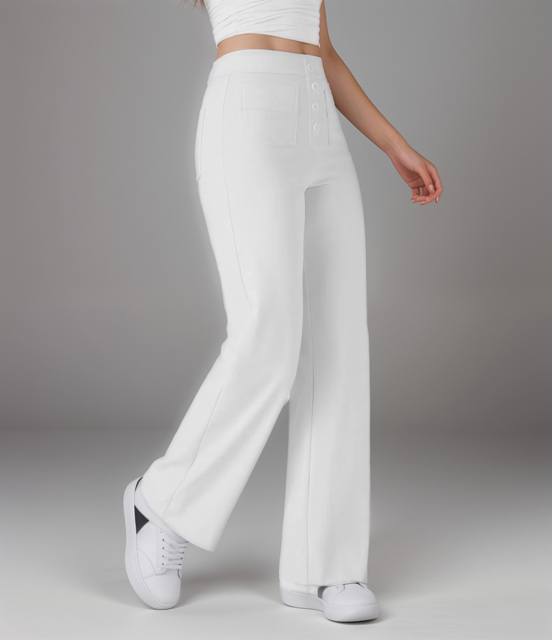 Elsa | High-Waisted Elastic Pants
