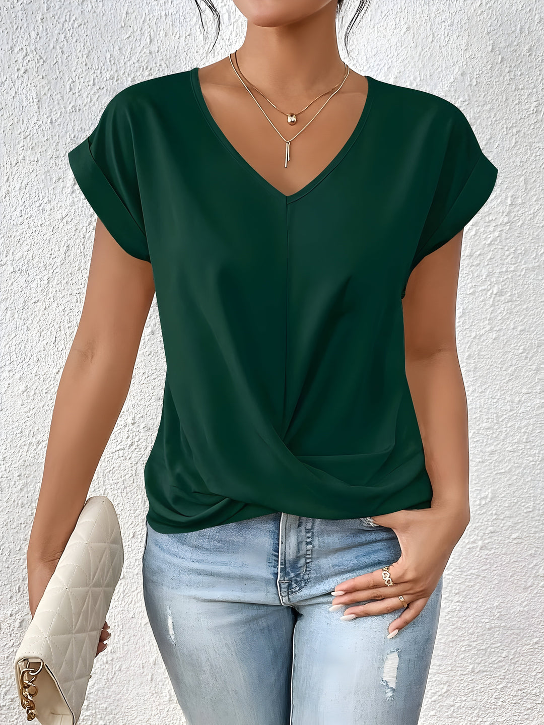 Ivy™ | Casual V-Neck T-Shirt