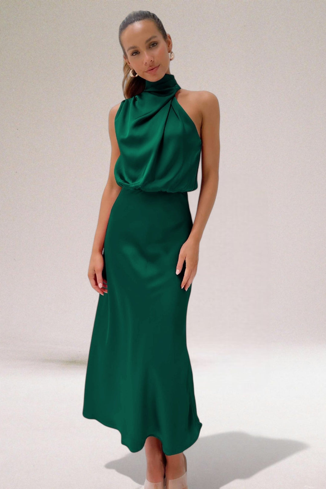 Sienna™ | Glamorous Halter Dress