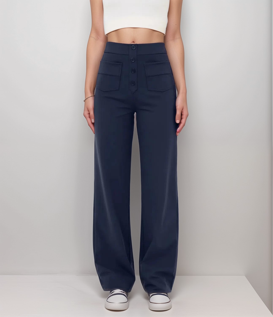 Elsa | High-Waisted Elastic Pants
