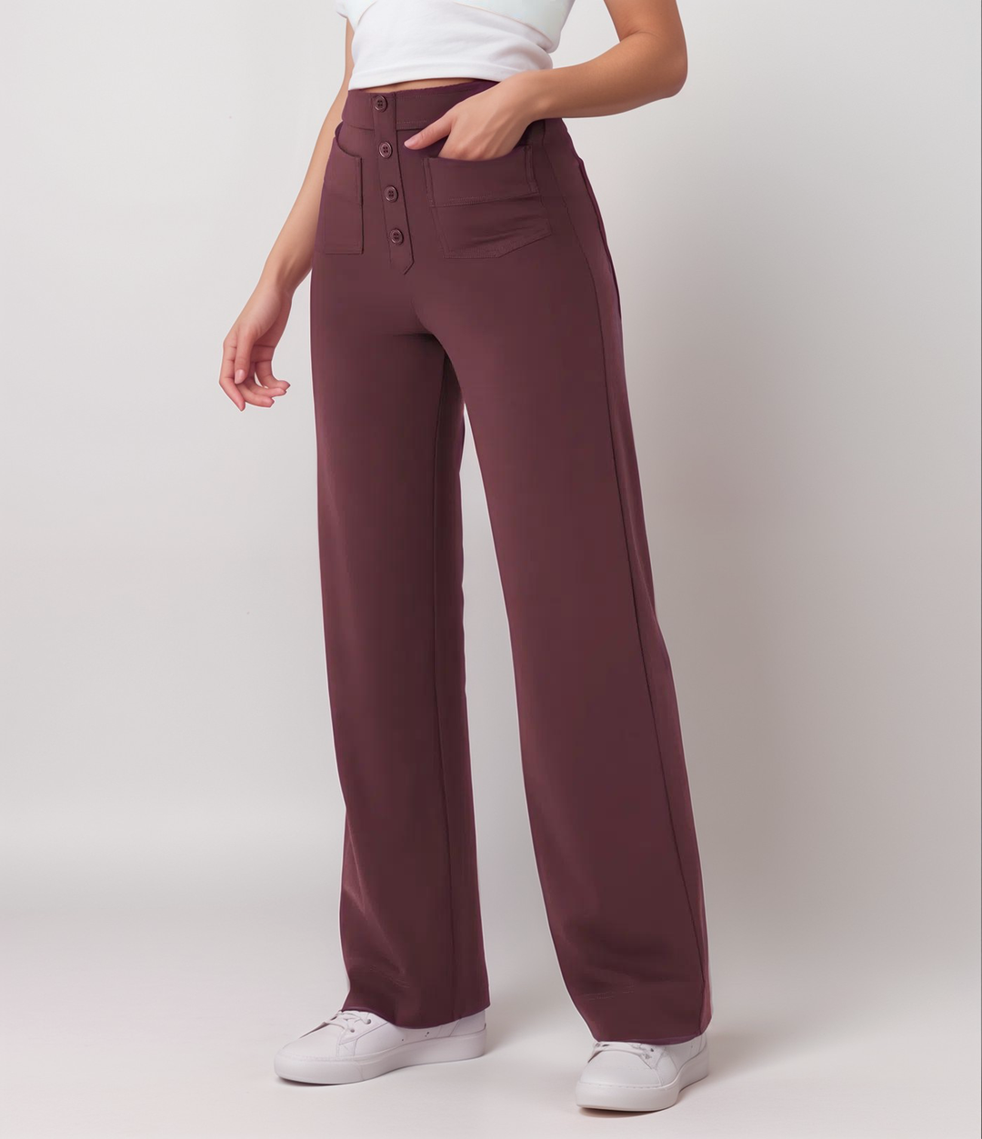 Elsa | High-Waisted Elastic Pants