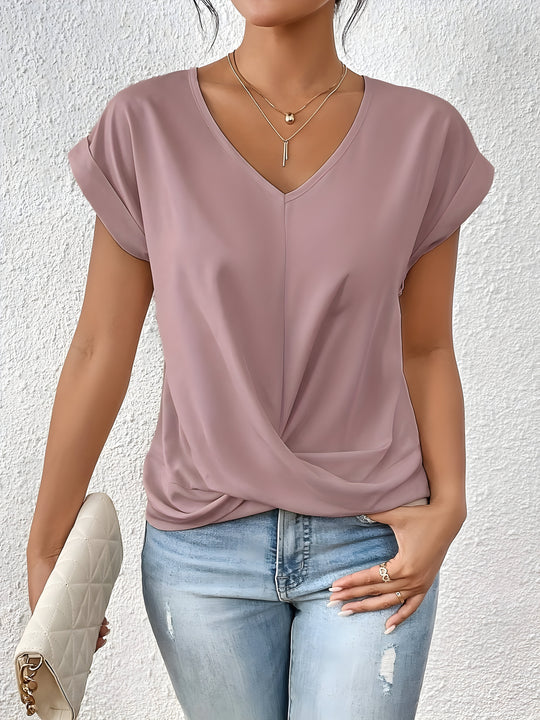 Ivy™ | Casual V-Neck T-Shirt
