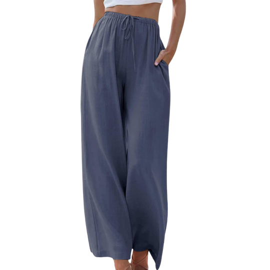 Adeline - Elegant cotton and linen trousers