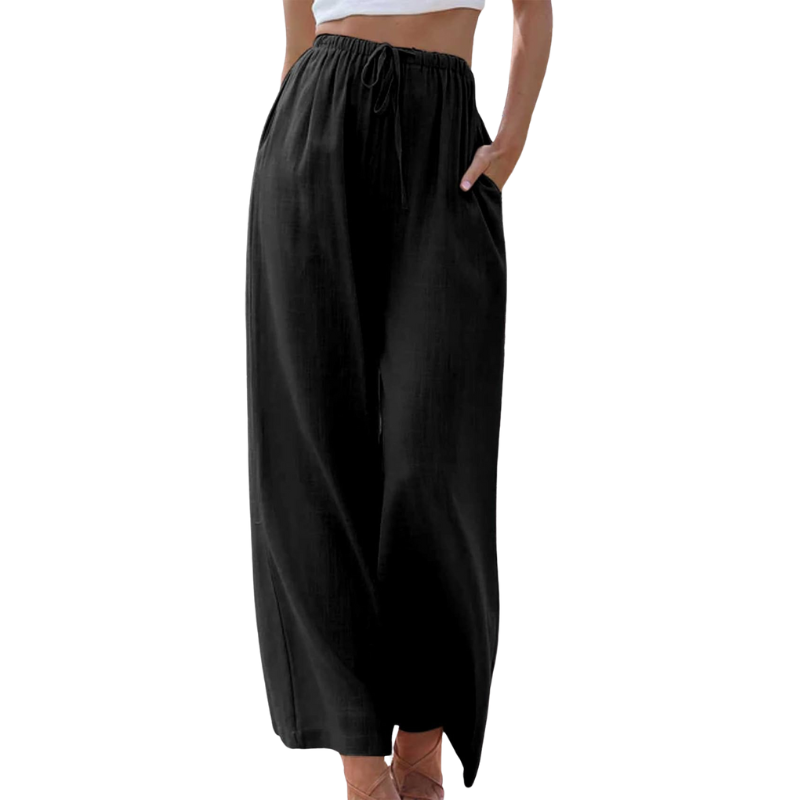 Adeline - Elegant cotton and linen trousers