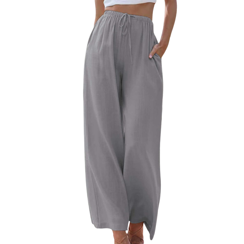 Adeline - Elegant cotton and linen trousers