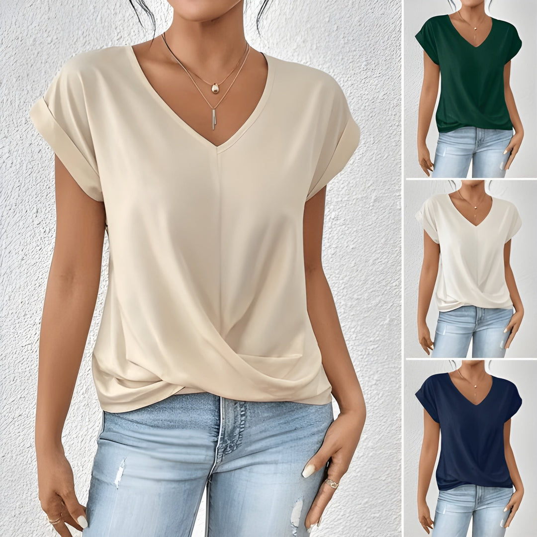 Ivy™ | Casual V-Neck T-Shirt