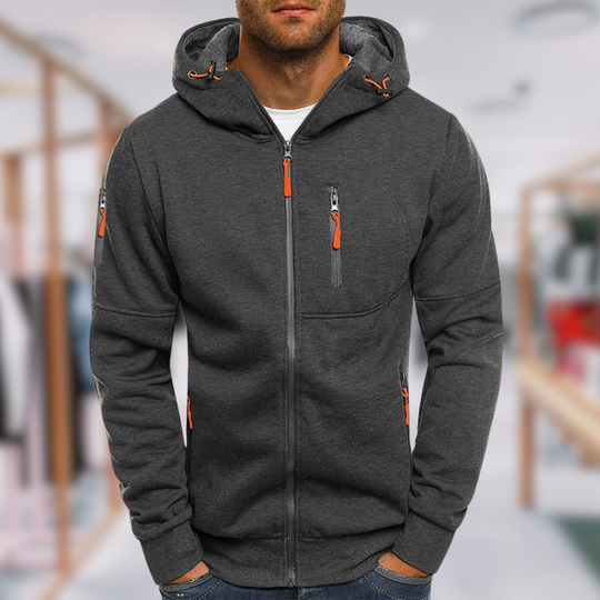 Theo™ | Hooded Zip-Up Jacket