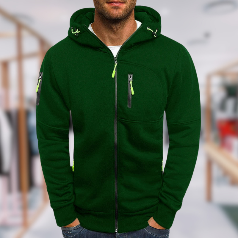 Theo™ | Hooded Zip-Up Jacket