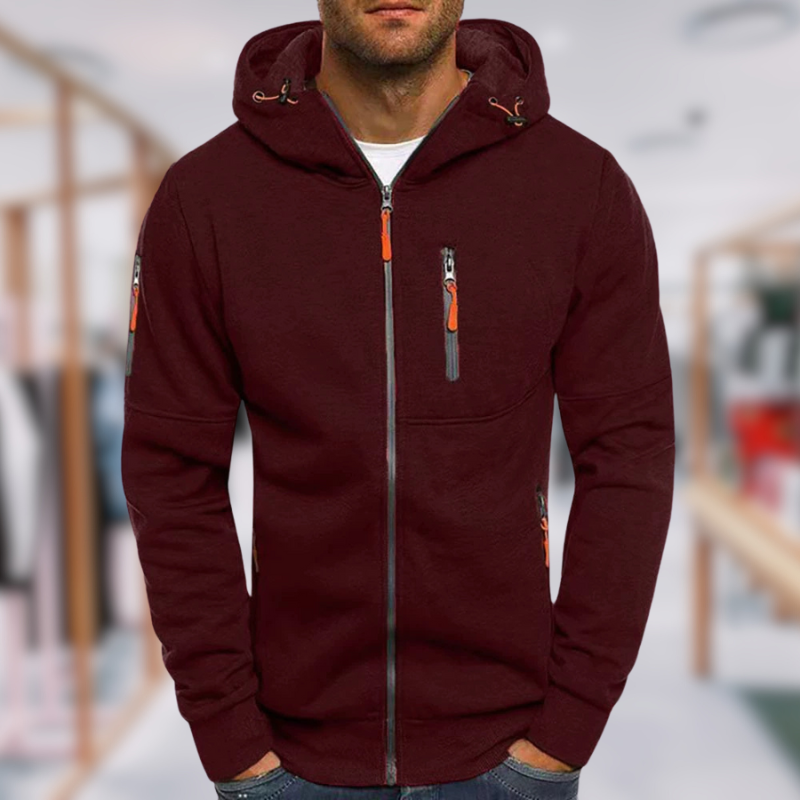Theo™ | Hooded Zip-Up Jacket