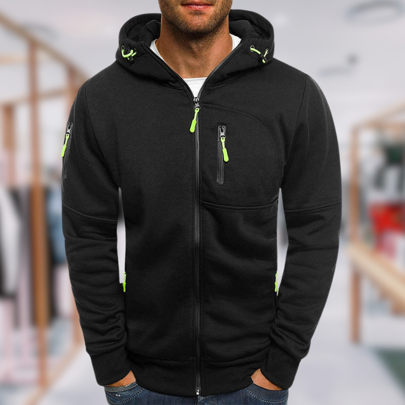 Theo™ | Hooded Zip-Up Jacket