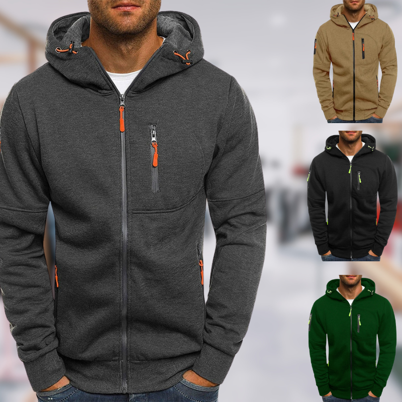 Theo™ | Hooded Zip-Up Jacket