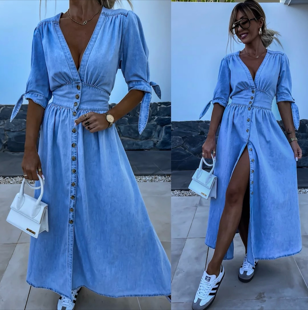Evie | Stylish Denim Dress