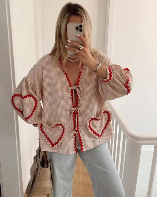 Megan™ - Elegant Embroidered Tops