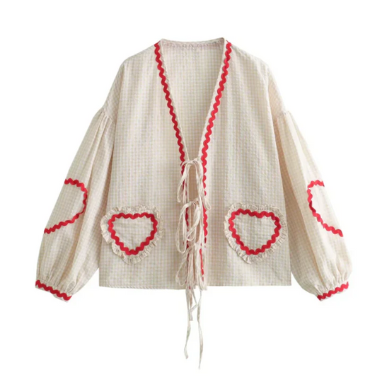Megan™ - Elegant Embroidered Tops