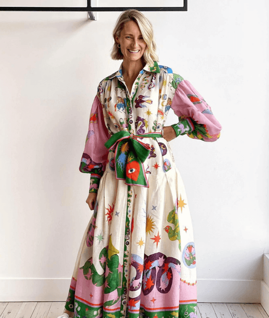 Giulia™ | Elegant Italian Maxi Dress