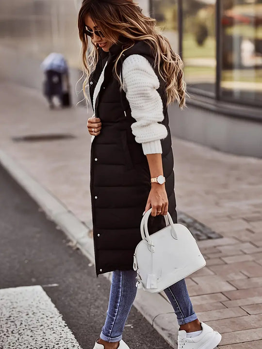 Sophia Sleeveless Coat