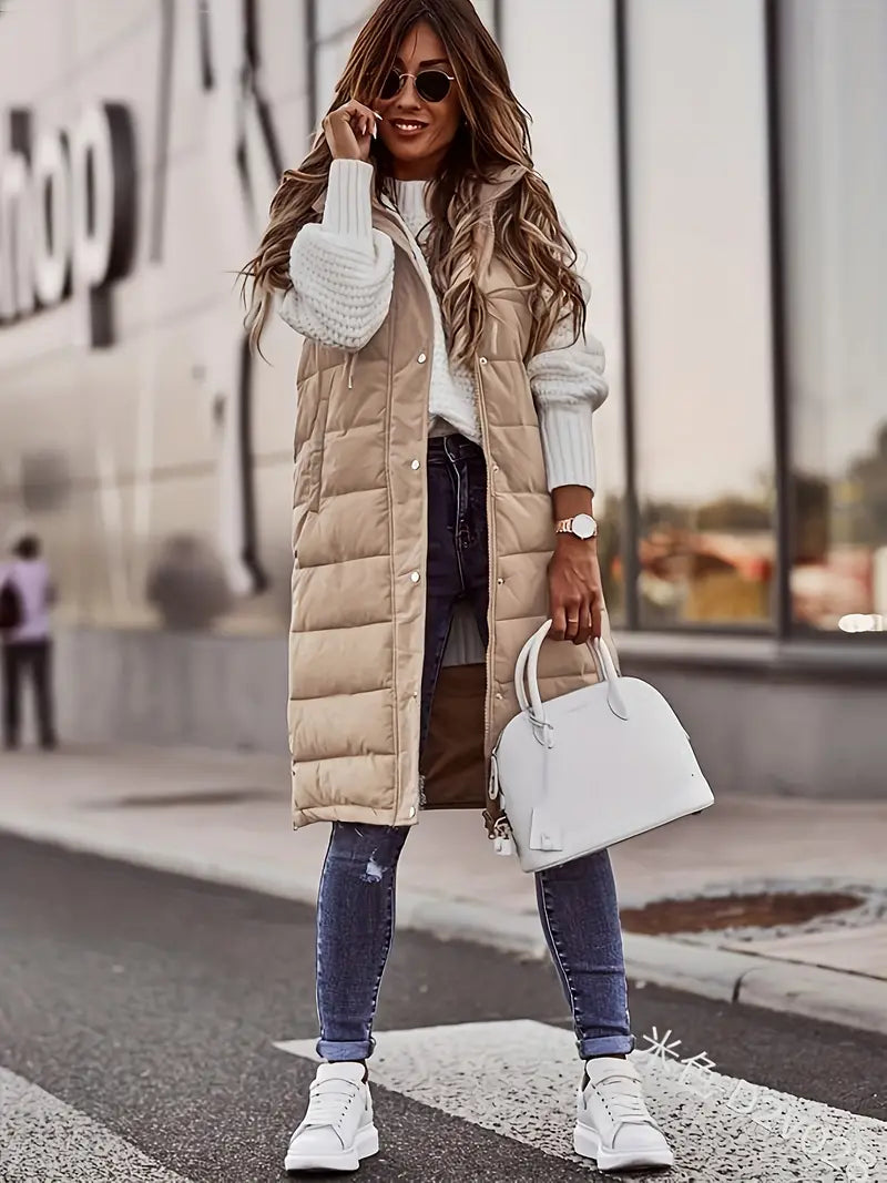 Sophia Sleeveless Coat