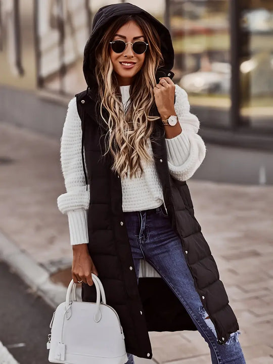 Sophia Sleeveless Coat