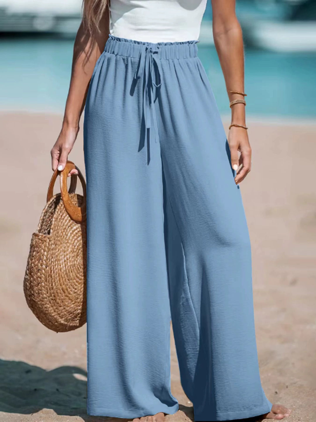 Amelia Wide-Leg Trousers