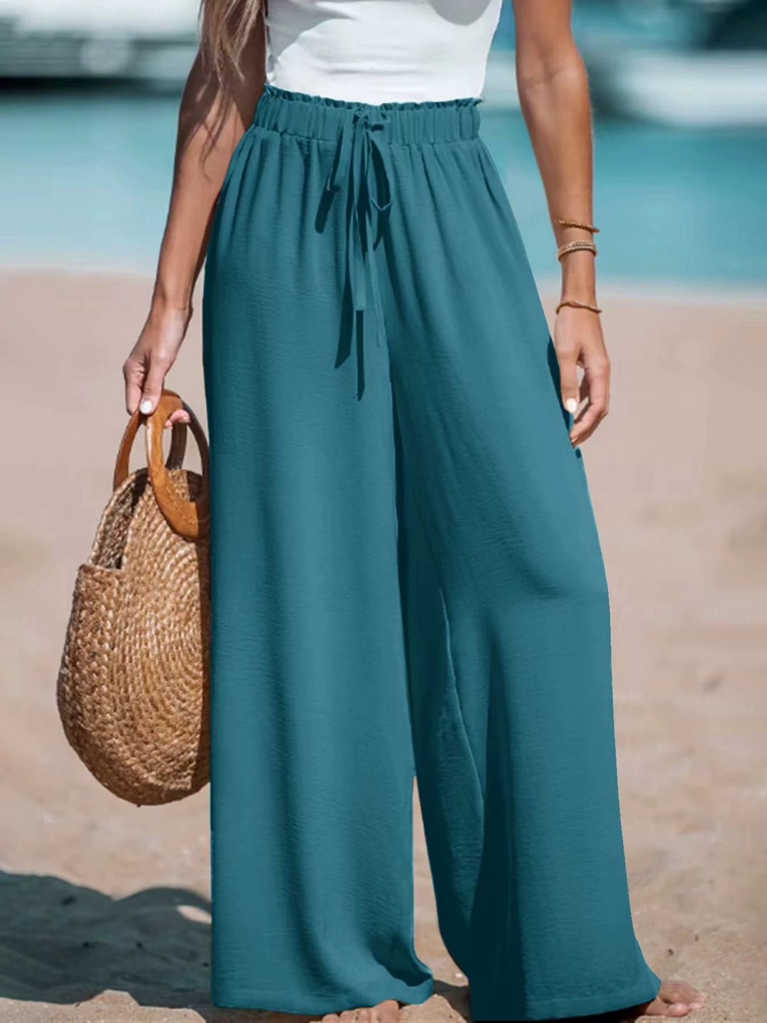 Amelia Wide-Leg Trousers