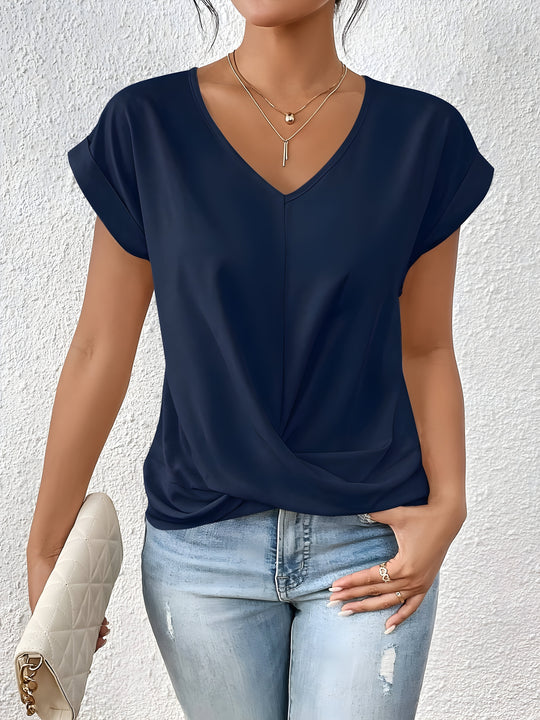 Ivy™ | Casual V-Neck T-Shirt