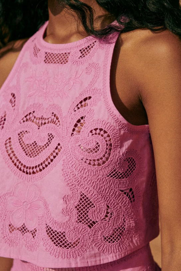 Moise | Pink Lace Set