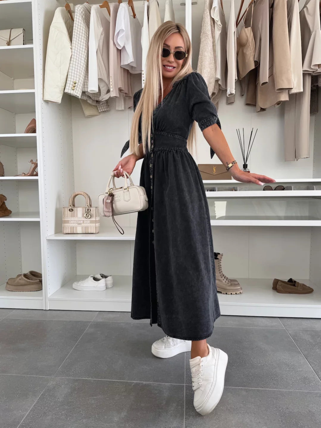 Evie | Stylish Denim Dress