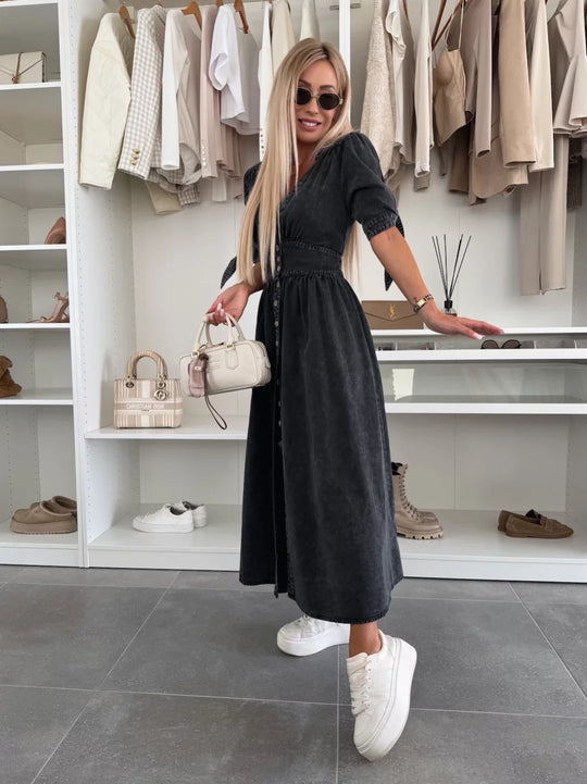 Evie | Stylish Denim Dress